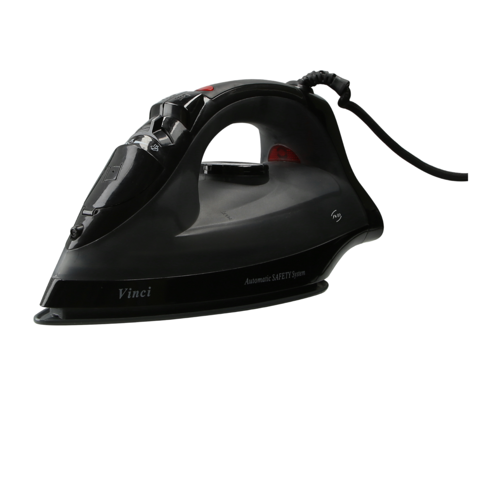 مكواة بخار VINCI 2200 وات أسود - JVD